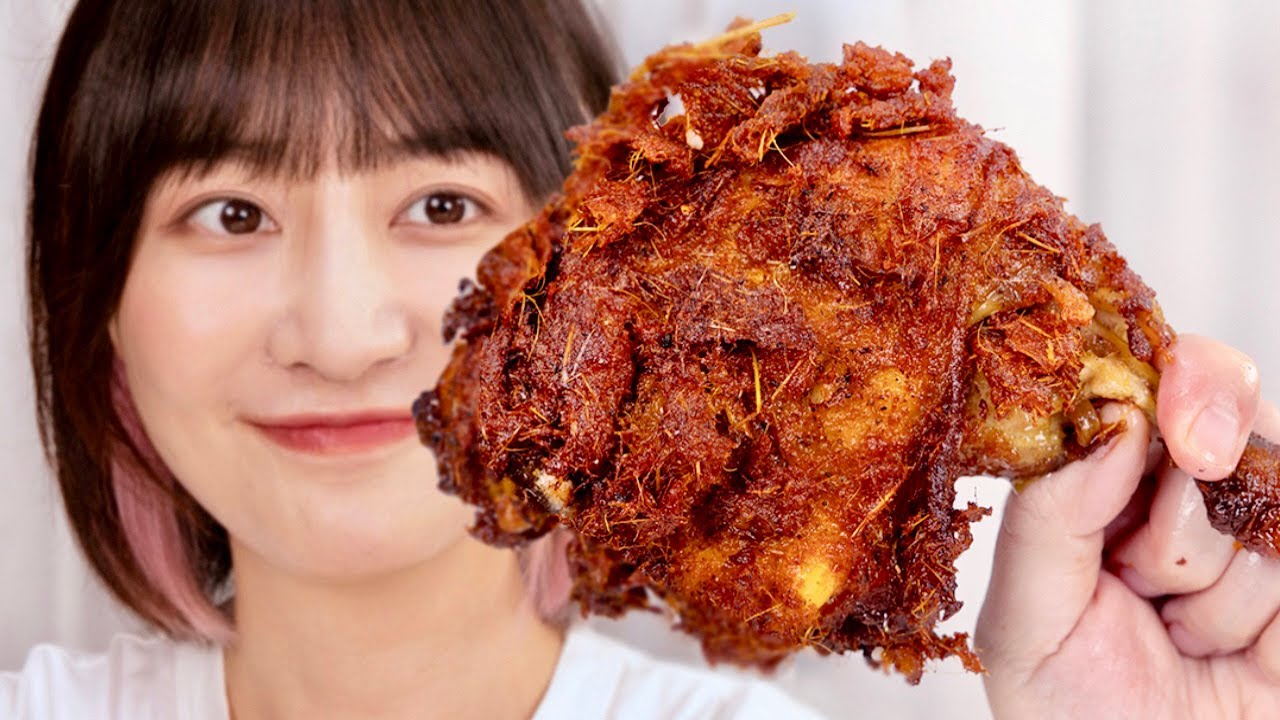 22 spices are added to fry a chicken drumstick The moment you eat it, it's worth it | Sheep cuisine